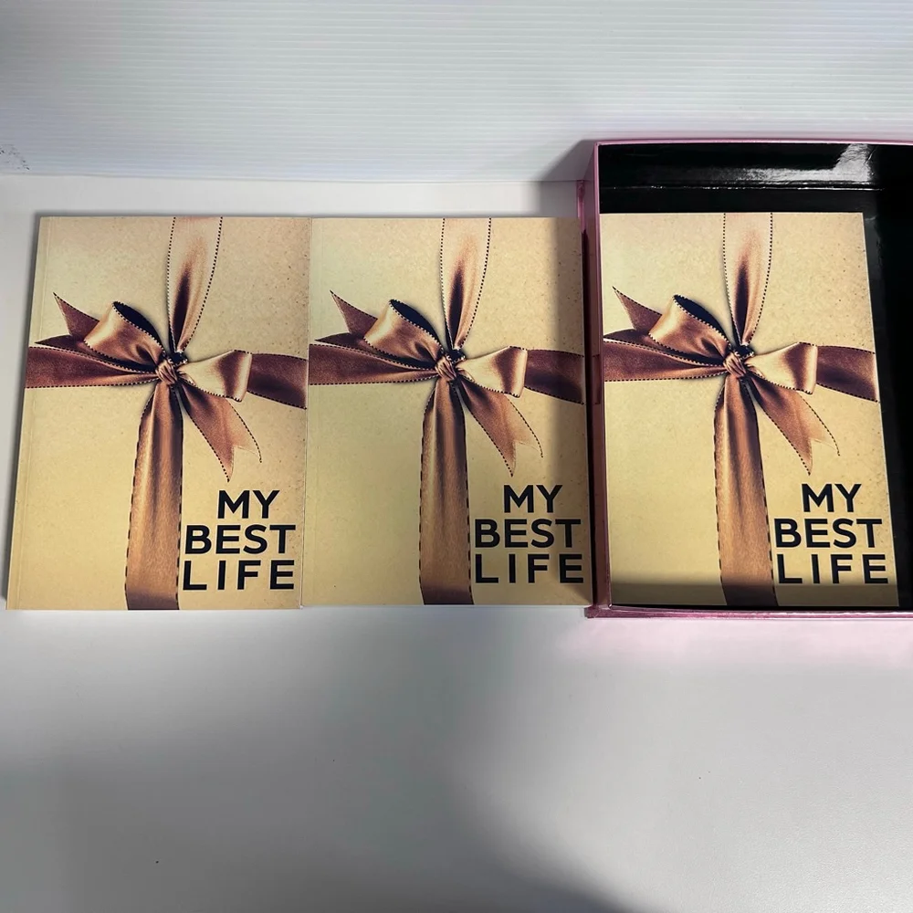 Set In Soul Pink Gold My Best Life Notebooks & Journals One Size 3 Books